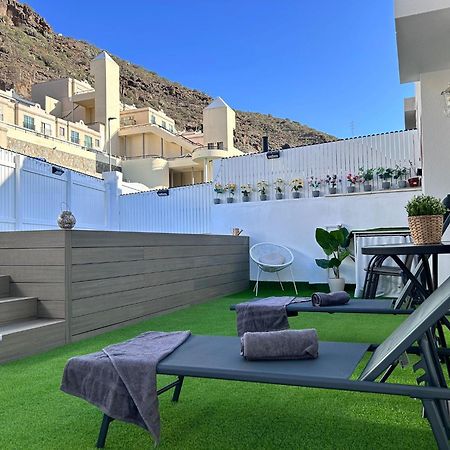 Big Villa Puerto Rico With Heated Saltwater Jacuzzi Pool & Bbq & Private Parking Puerto Rico (Gran Canaria) Exterior foto