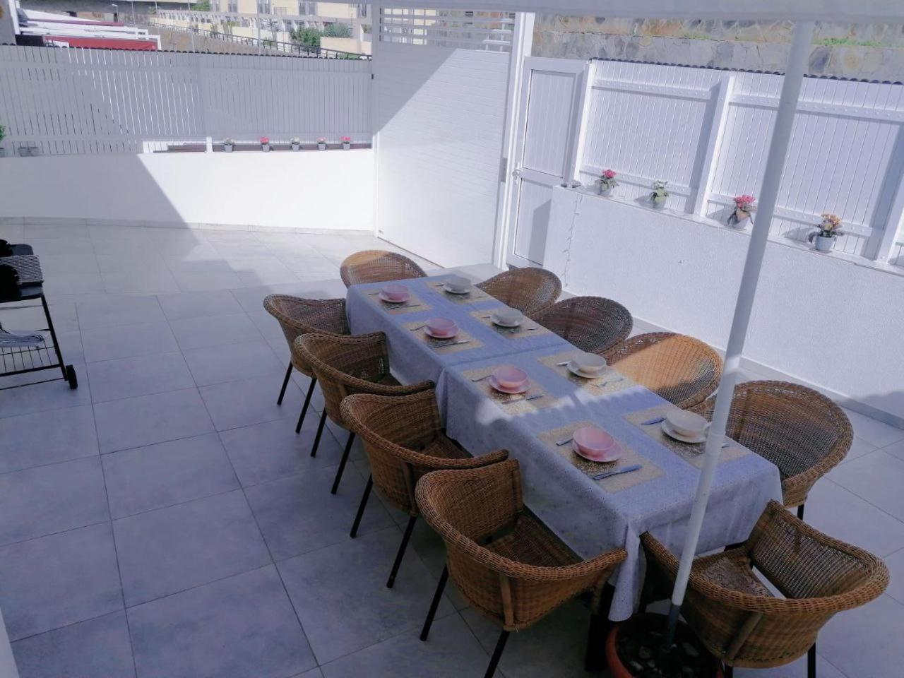 Big Villa Puerto Rico With Heated Saltwater Jacuzzi Pool & Bbq & Private Parking Puerto Rico (Gran Canaria) Exterior foto
