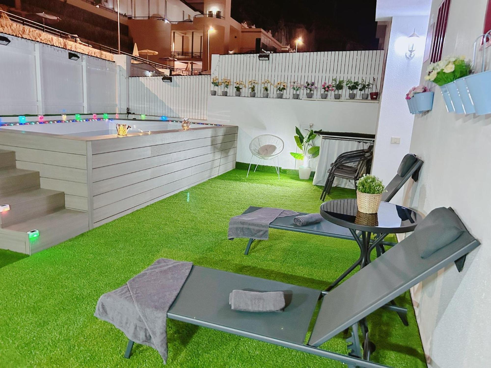 Big Villa Puerto Rico With Heated Saltwater Jacuzzi Pool & Bbq & Private Parking Puerto Rico (Gran Canaria) Exterior foto