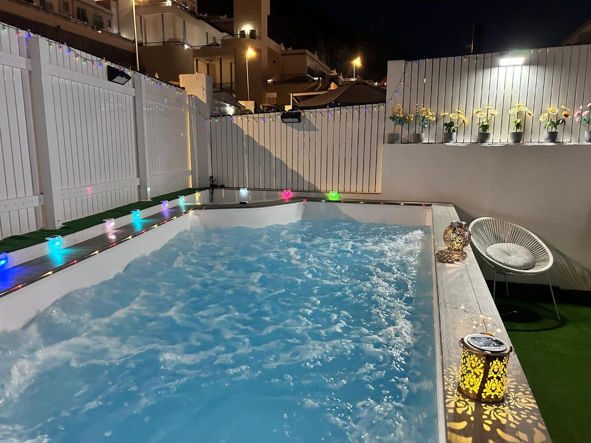 Big Villa Puerto Rico With Heated Saltwater Jacuzzi Pool & Bbq & Private Parking Puerto Rico (Gran Canaria) Exterior foto